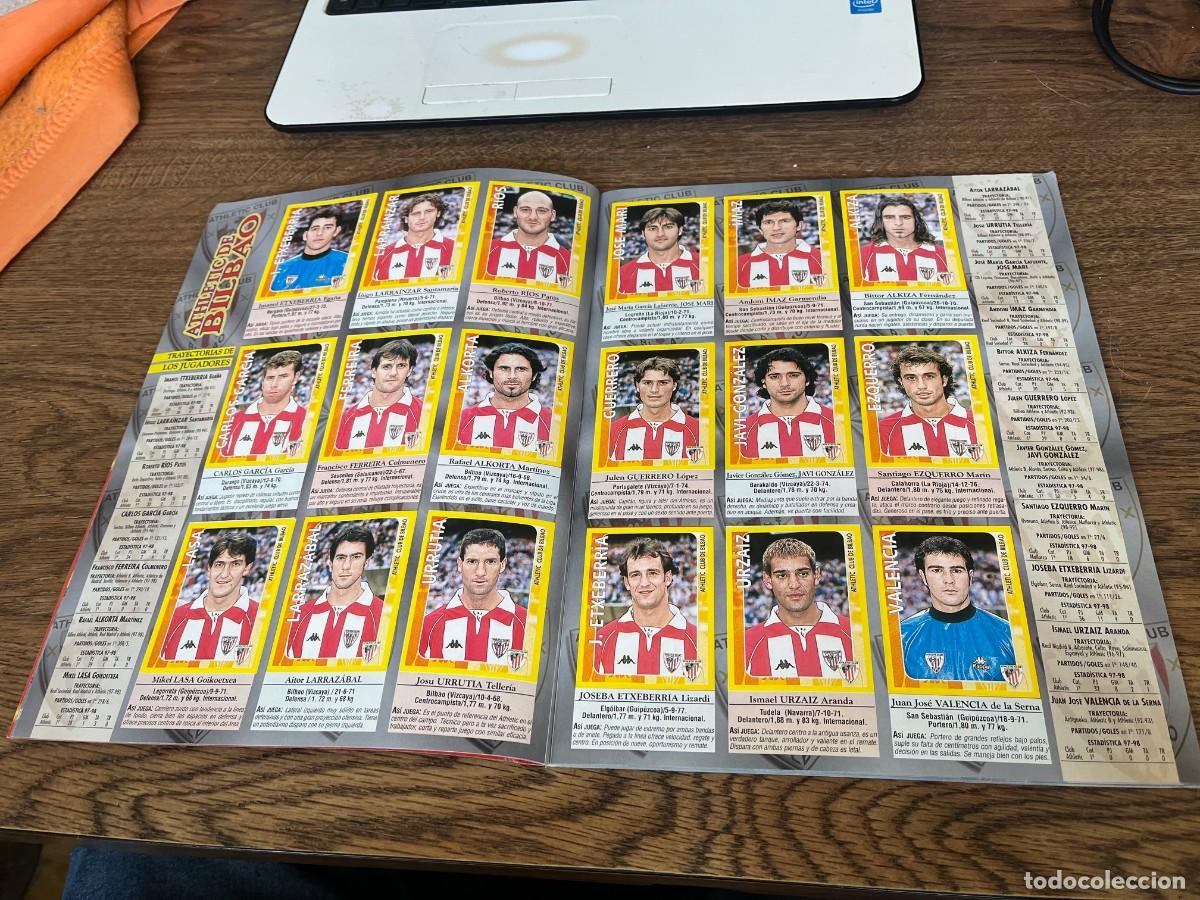 &Aacute;lbum di calcio completo: ALBUM CROMOS FUTBOL SUPER CAMPEONATO 98-99 COMPLET PANINI SPORTS