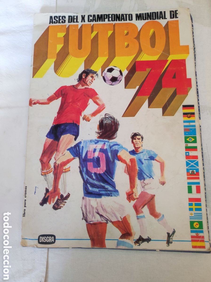 &Aacute;lbum de f&uacute;tbol completo: ASES DEL X CAMPEONATO MUNDIAL DE FUTBOL 74