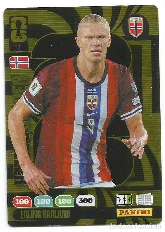 Caderneta de futebol completa: ERLING HAALAND - FIFA WORLD CUP 2026 - GOLD - ADRENALYN