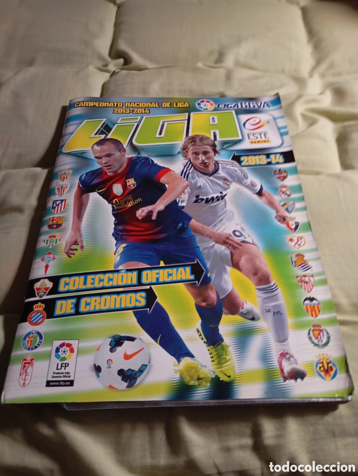 Caderneta de futebol completa: Album liga 2013/2014 completo chicles