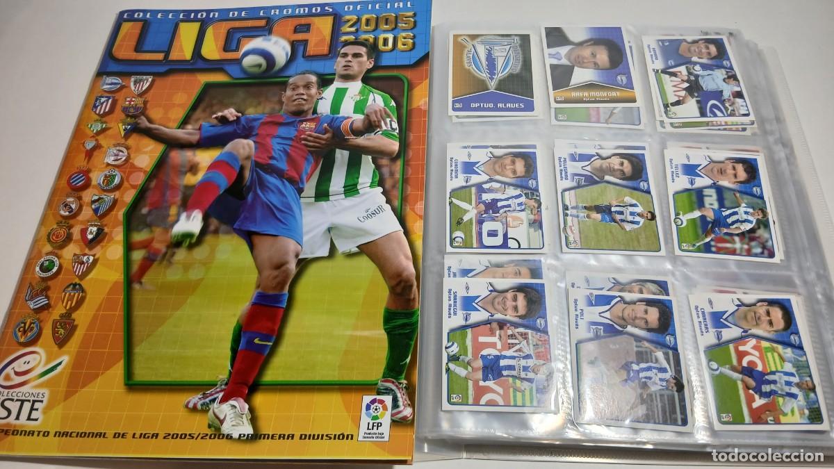 &Aacute;lbum de f&uacute;tbol completo: ALBUM LIGA 2005-06 ESTE 524 CROMOS SIN PEGAR MESSI RAMOS