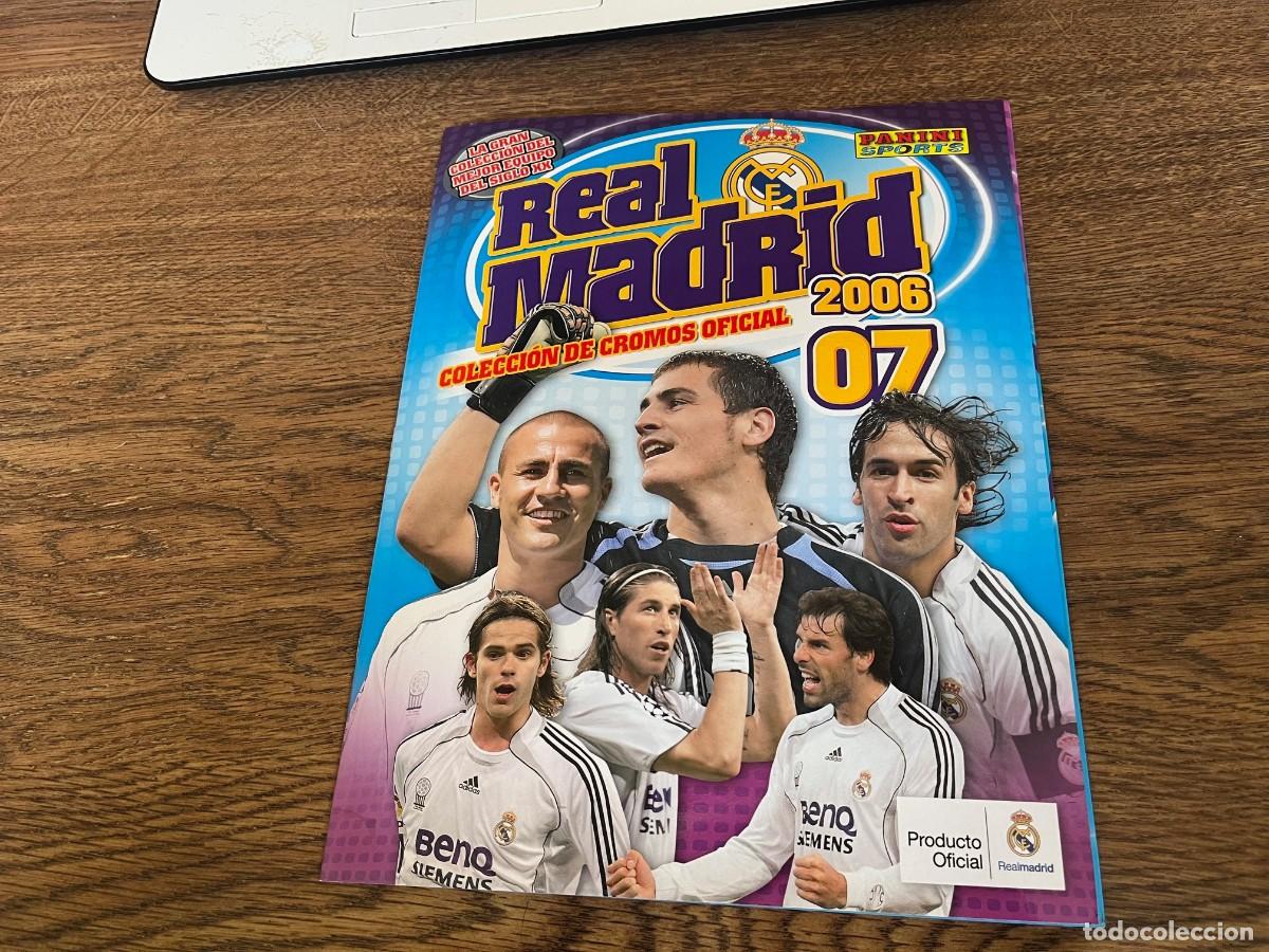 &Aacute;lbum de f&uacute;tbol completo: ALBUM CROMOS FUTBOL REAL MADRD 2006-07 COMPLETO PANINI