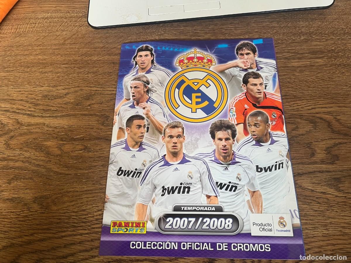 &Aacute;lbum de f&uacute;tbol completo: ALBUM CROMOS FUTBOL REAL MADRD 2007-08 COMPLETO PANINI