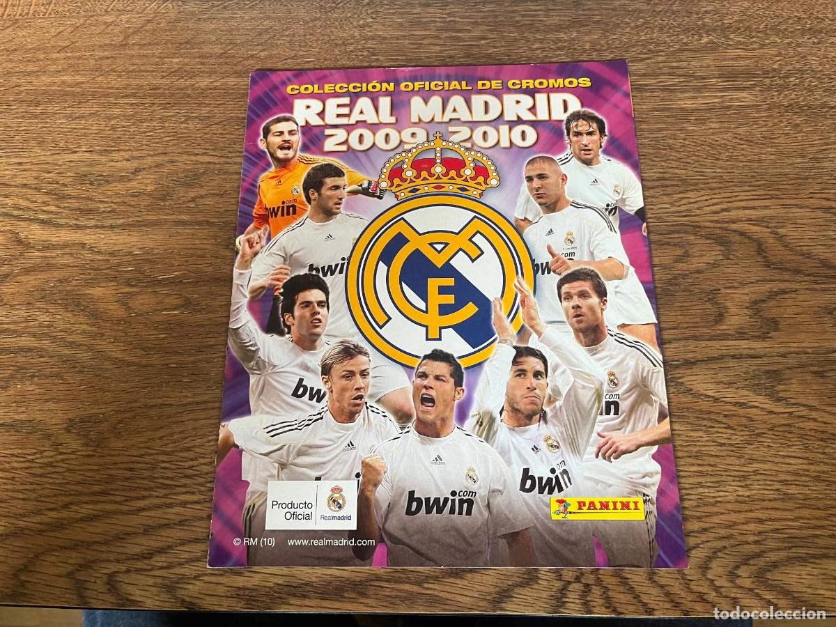 &Aacute;lbum de f&uacute;tbol completo: ALBUM CROMOS FUTBOL REAL MADRD 2009-10 COMPLETO PANINI