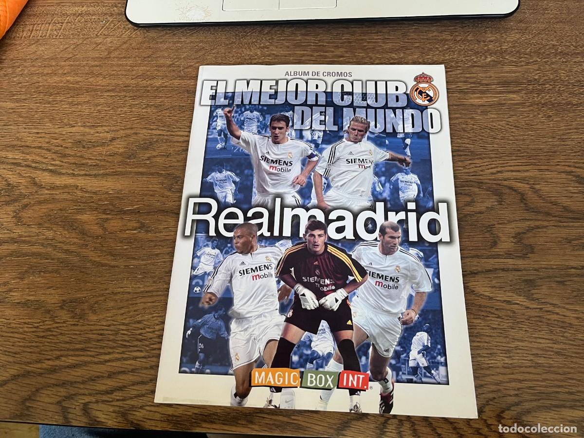 &Aacute;lbum de f&uacute;tbol completo: ALBUM CROMOS FUTBOL REAL MADRID EL MEJOR CLUB DEL MUNDO COMPLETO