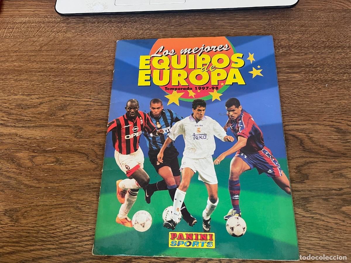 &Aacute;lbum de f&uacute;tbol completo: ALBUM CROMOS FUTBOL LOS MEJORES EQUIPOS DE EUROPA 1996-97 COMPLETO PANINI