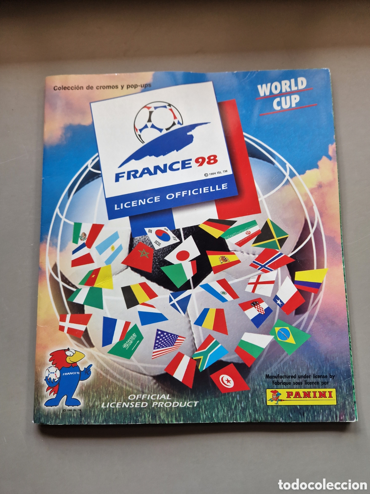 &Aacute;lbum de f&uacute;tbol completo: ALBUM COMPLETO MUNDIAL 98 1998 FRANCIA FRANCE WORLD CUP PANINI EN BUEN ESTADO CON IRAN E INGLATERRA