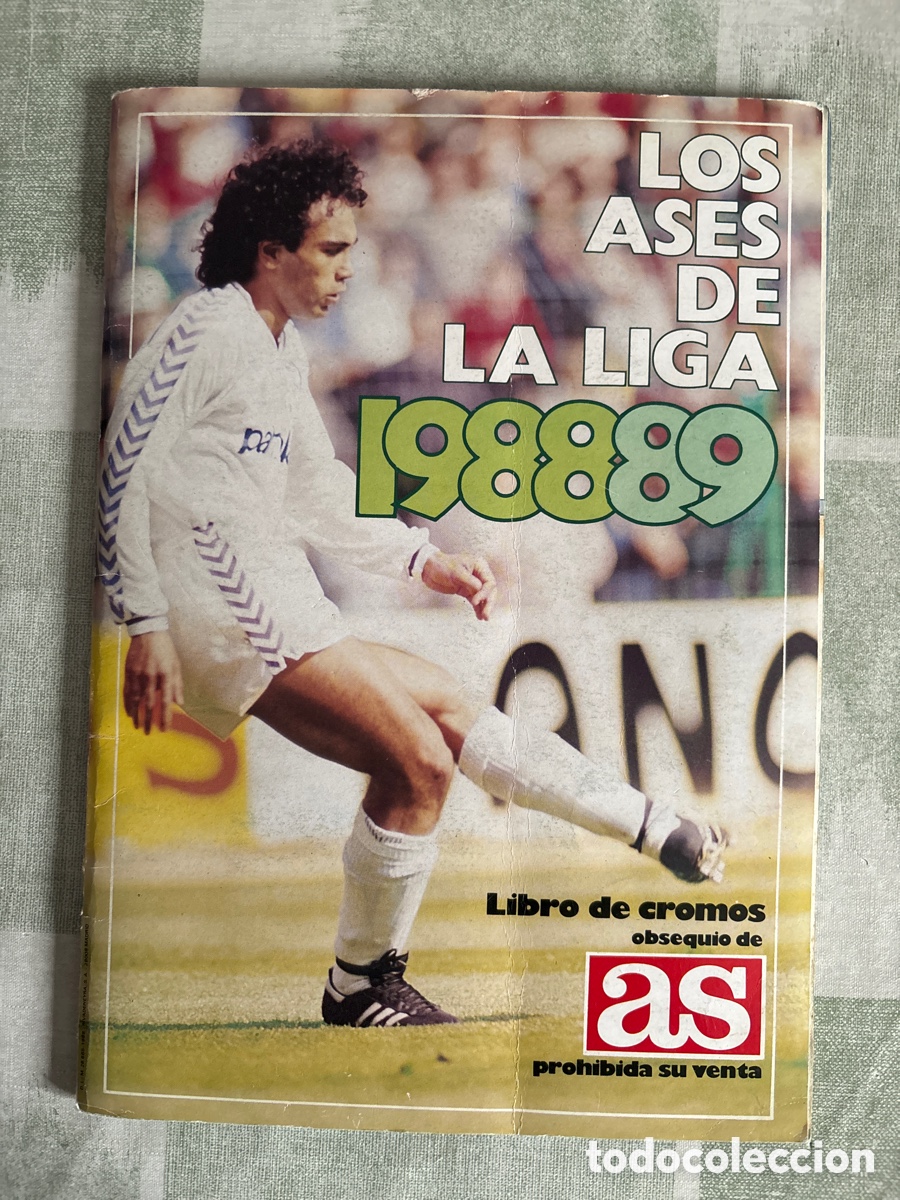 &Aacute;lbum de f&uacute;tbol completo: ALBUM COMPLETO AS LOS ASES DE LA LIGA 1988 1989