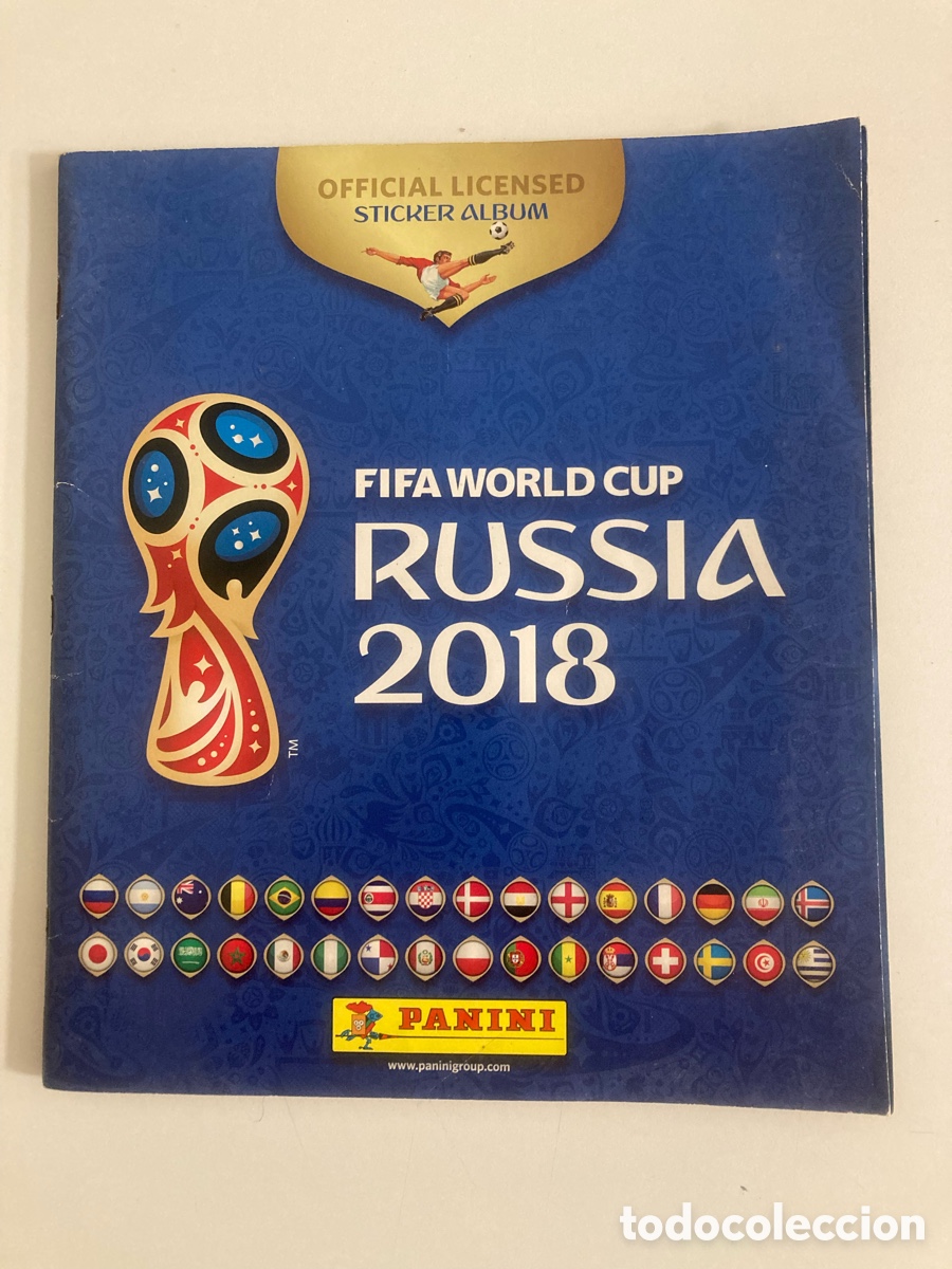&Aacute;lbum de f&uacute;tbol completo: Album completo mundial Rusia 2018+Extras Portugal-World Cup-2018-Panini-buen estado.