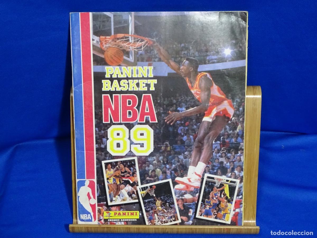 &Aacute;lbum de f&uacute;tbol completo: ALBUM PANINI BASKET NBA 89. MICHAEL JORDAN. BIEN CONSERVADO. COMPLETO.