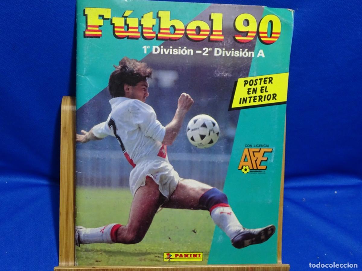 &Aacute;lbum de f&uacute;tbol completo: ALBUM CROMOS FUTBOL 90 1&ordf; DIVISION 2&ordf;. PANINI. COMPLETO.