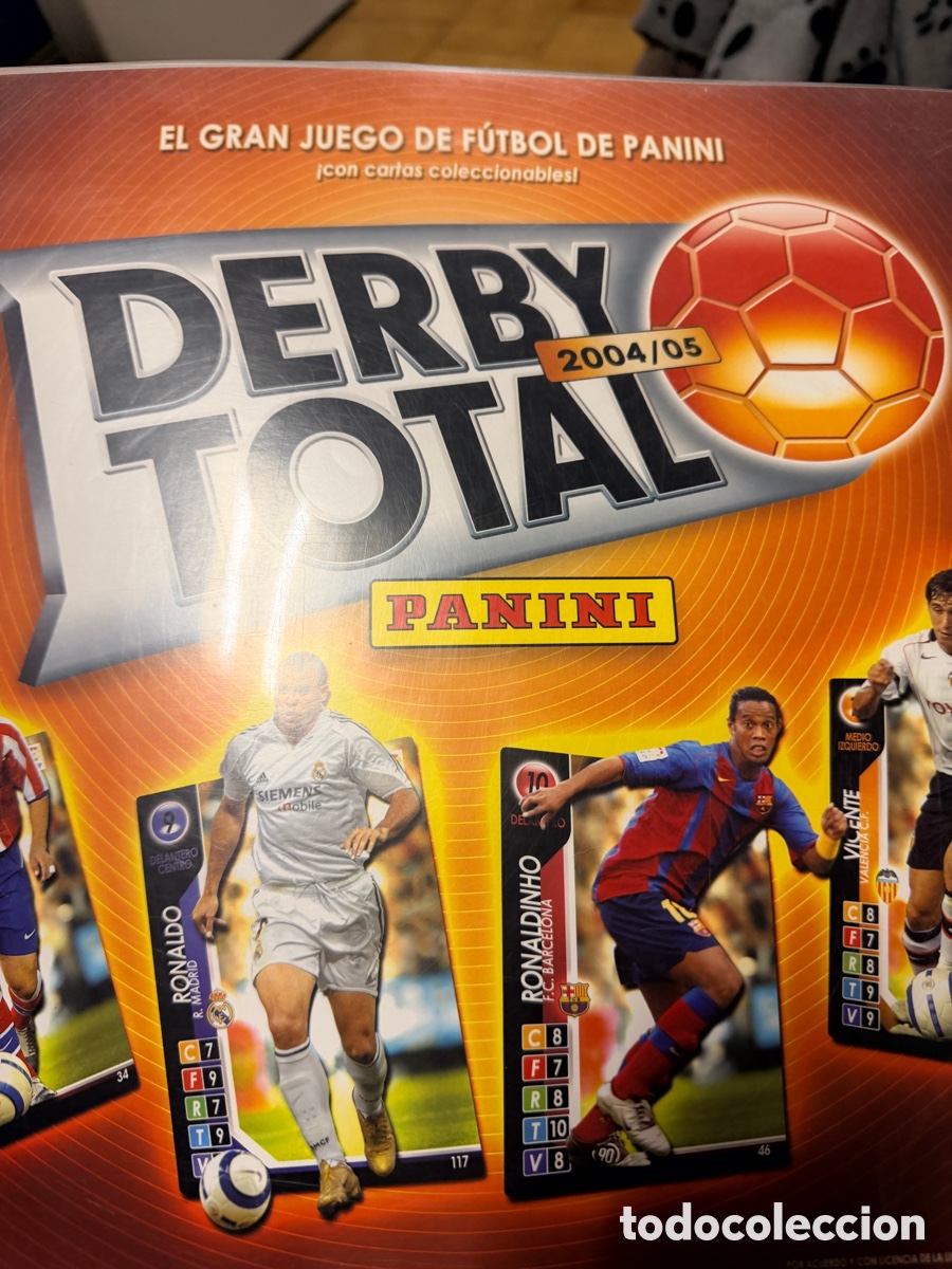 &Aacute;lbum de f&uacute;tbol completo: &Aacute;lbum Derby Total 2004-05