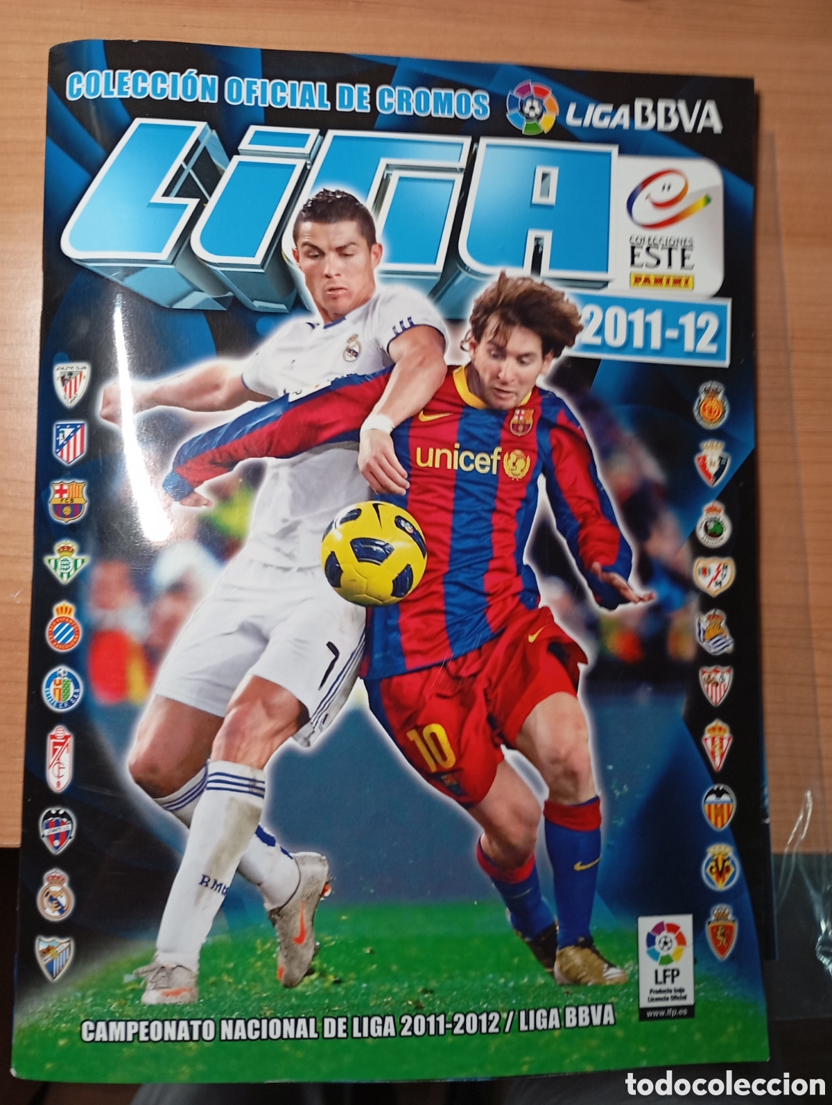 &Aacute;lbum de f&uacute;tbol completo: Album liga 2011/12 completo chicles ,mercado de invierno,plancha.