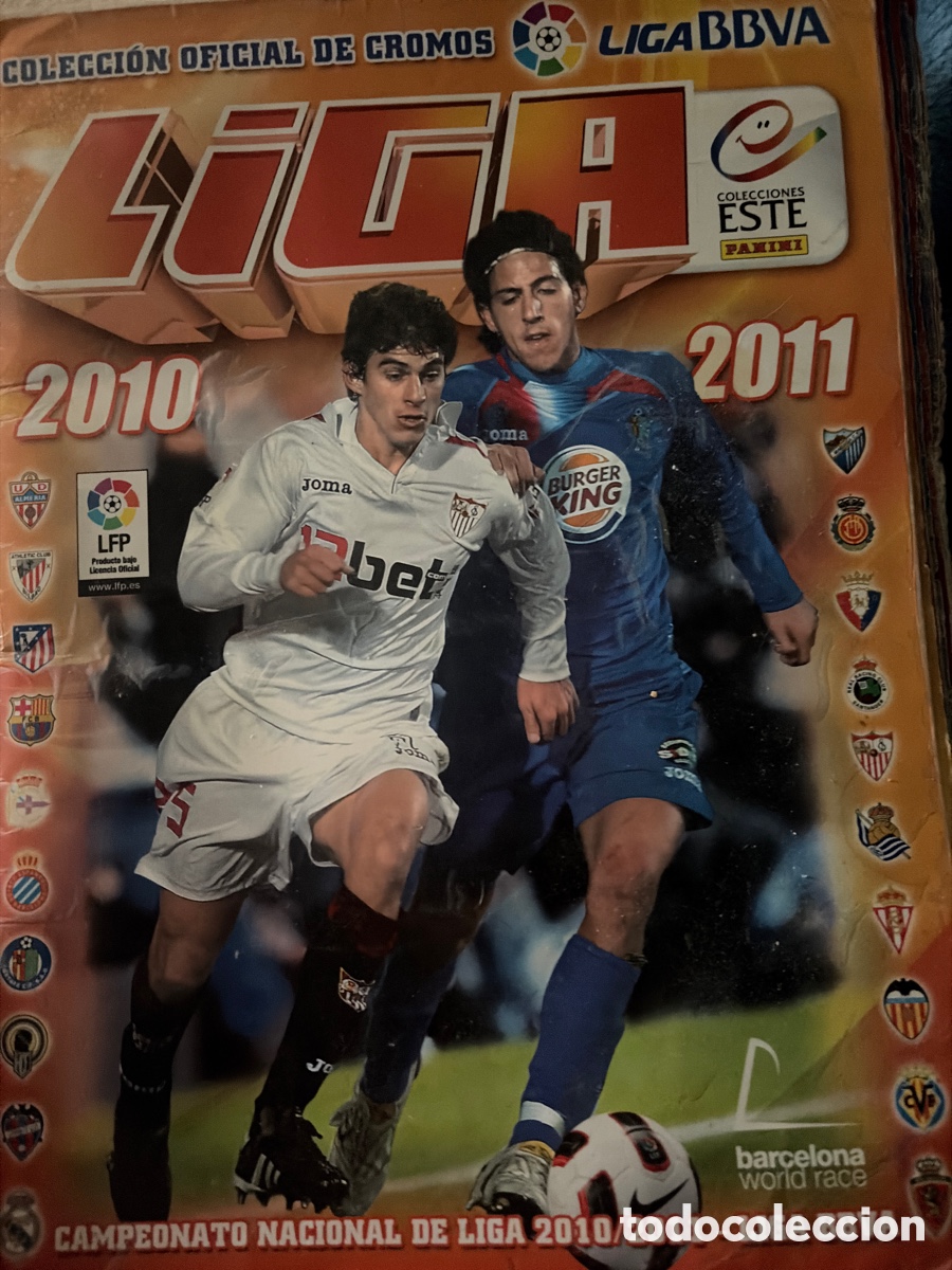 &Aacute;lbum de f&uacute;tbol completo: &Aacute;lbum 2010/2011 LIGA BBVA Completo