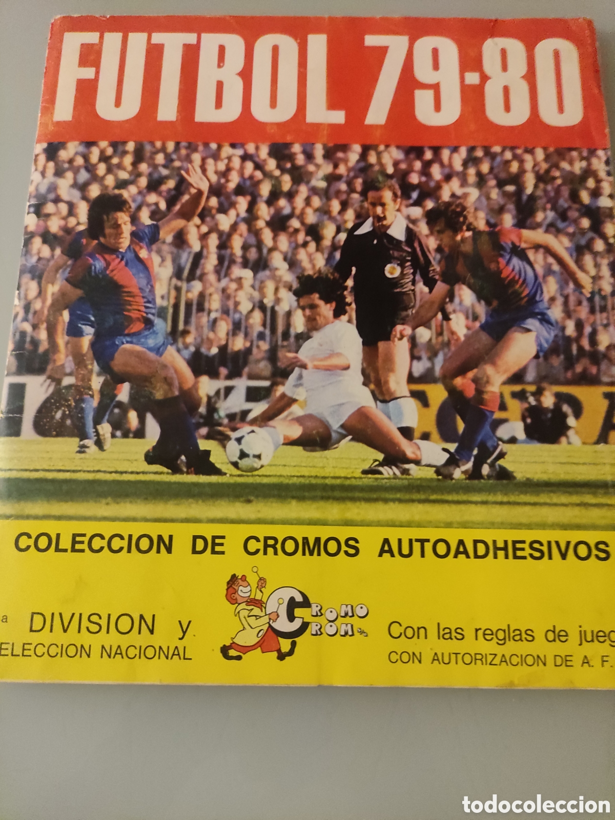 &Aacute;lbum de f&uacute;tbol completo: Album Futbol cromos cromm 79 80
