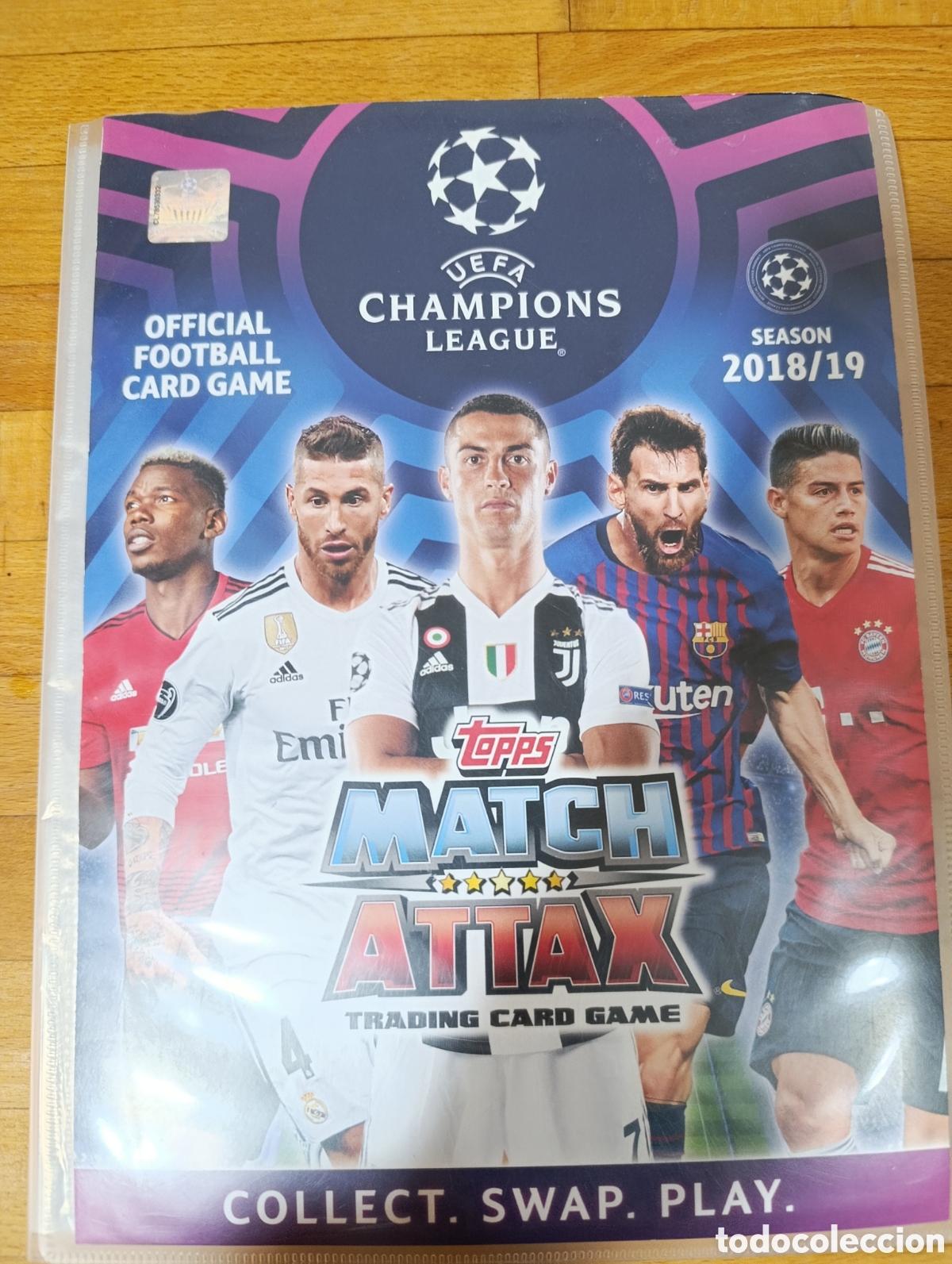 &Aacute;lbum de f&uacute;tbol completo: Match attax Champions League 18/19 Topps