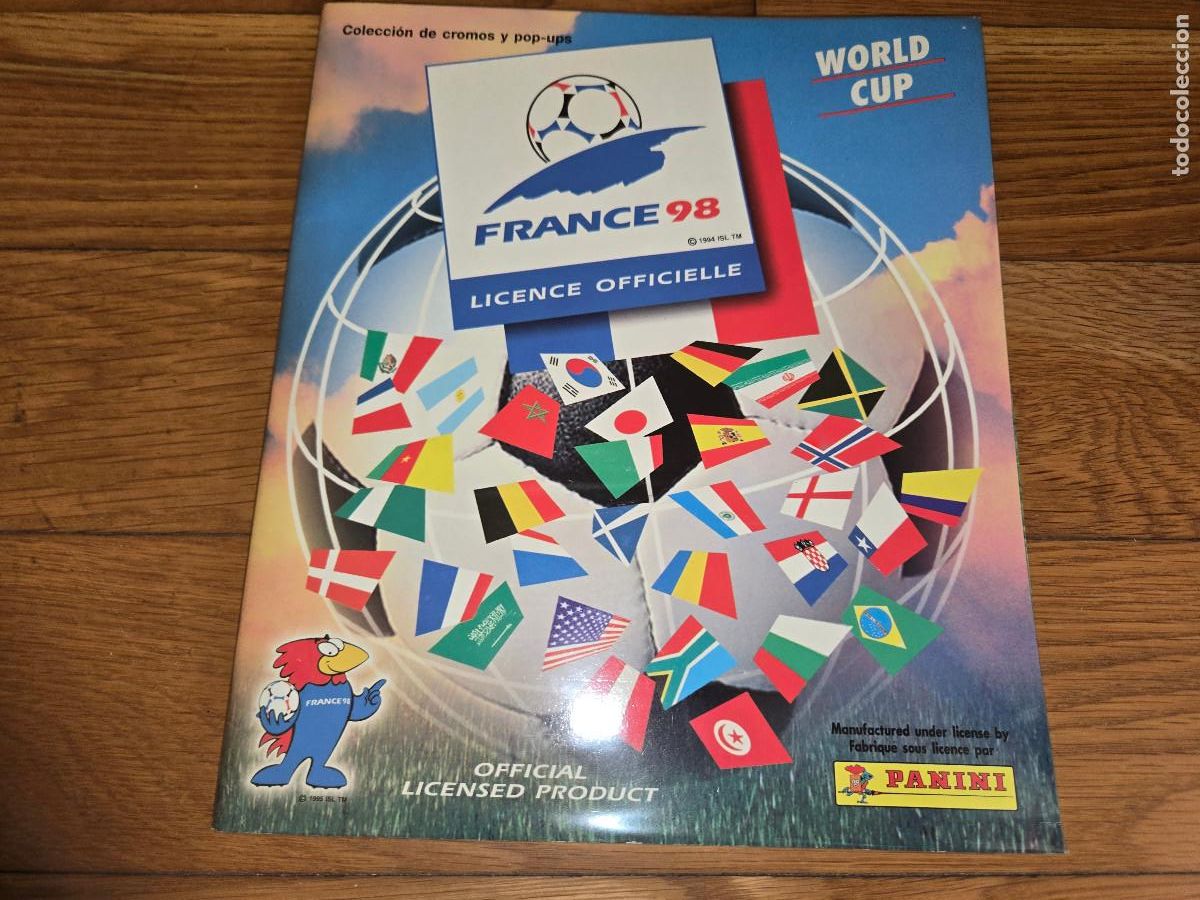 &Aacute;lbum de f&uacute;tbol completo: Album Mundial Francia 1998 (Completo)