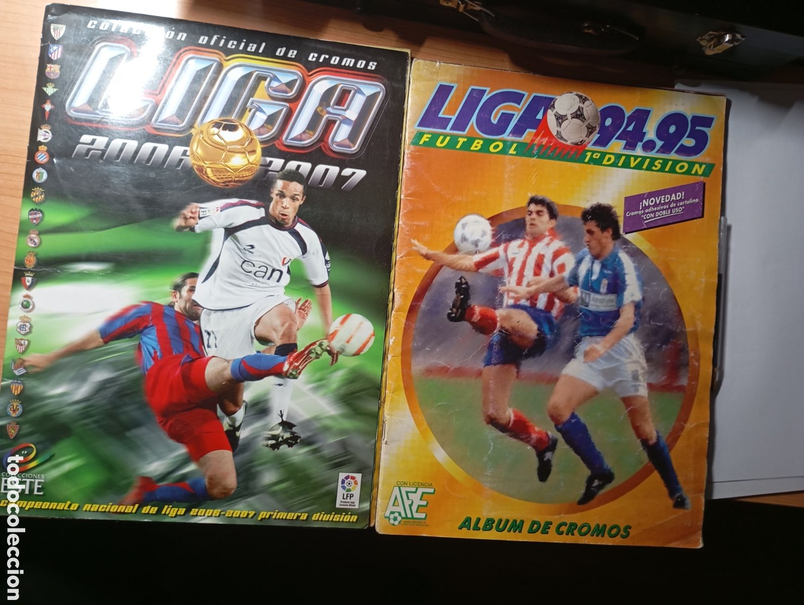 &Aacute;lbum de f&uacute;tbol completo: &Aacute;lbumes de f&uacute;tbol liga 2006/2007 y 94/95