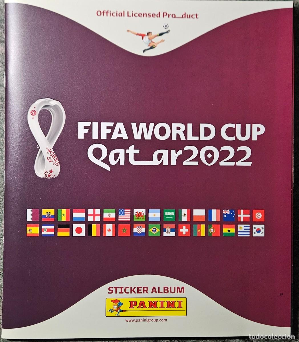 &Aacute;lbum de f&uacute;tbol completo: Album Panini Qatar 2022 Completo. Tapa Blanda