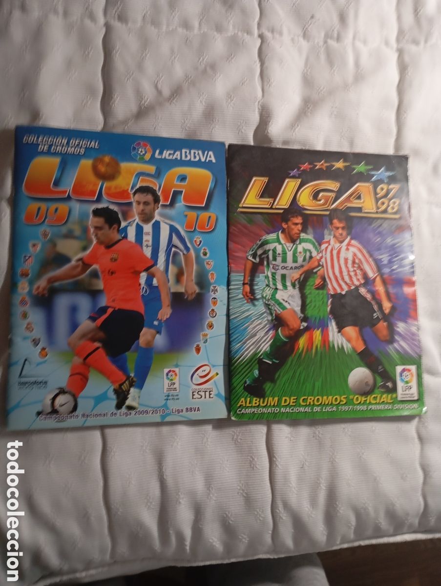 &Aacute;lbum de f&uacute;tbol completo: Albunes liga 97 98. 09/10 completos