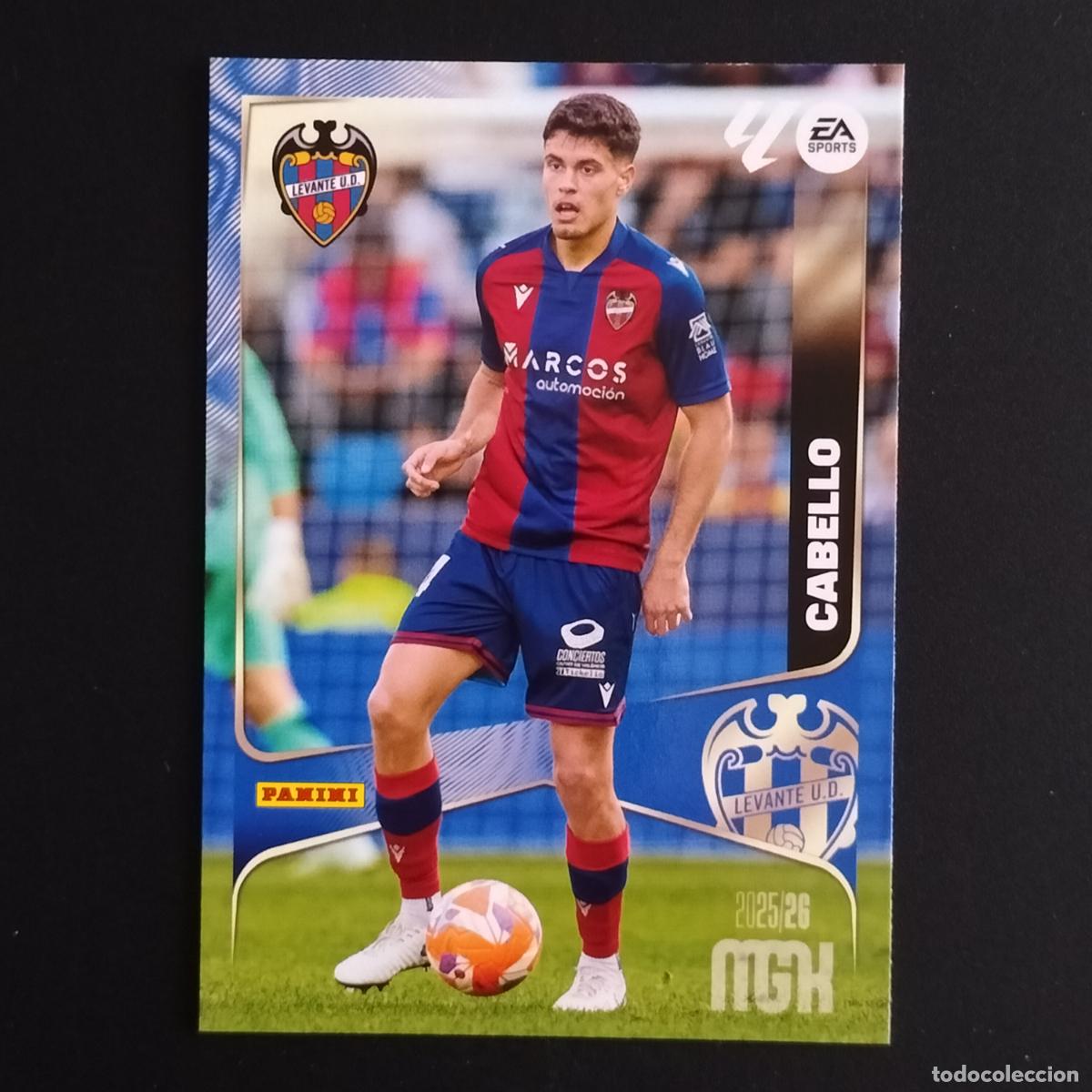 &Aacute;lbum de f&uacute;tbol completo: MGK 204 CABELLO LEVANTE CROMOS ALBUM MEGACRACKS LIGA FUTBOL 2025 2026 25 26