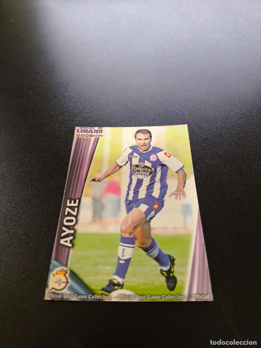 &Aacute;lbum de f&uacute;tbol completo: 719 AYOZE DEPORTIVO DE LA CORU&Ntilde;A MUNDICROMO LIGA 2011 2012 11 12 PLATINUM NO PANINI ESTE