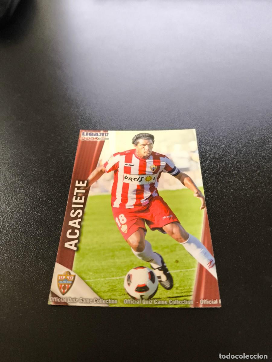 &Aacute;lbum de f&uacute;tbol completo: 763 ACASIETE ALMERIA MUNDICROMO LIGA 2011 2012 11 12 PLATINUM NO PANINI ESTE MEGACRACKS