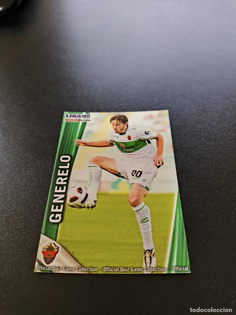 &Aacute;lbum de f&uacute;tbol completo: 807 GENERELO ELCHE MUNDICROMO LIGA 2011 2012 11 12 PLATINUM NO PANINI ESTE MEGACRACKS