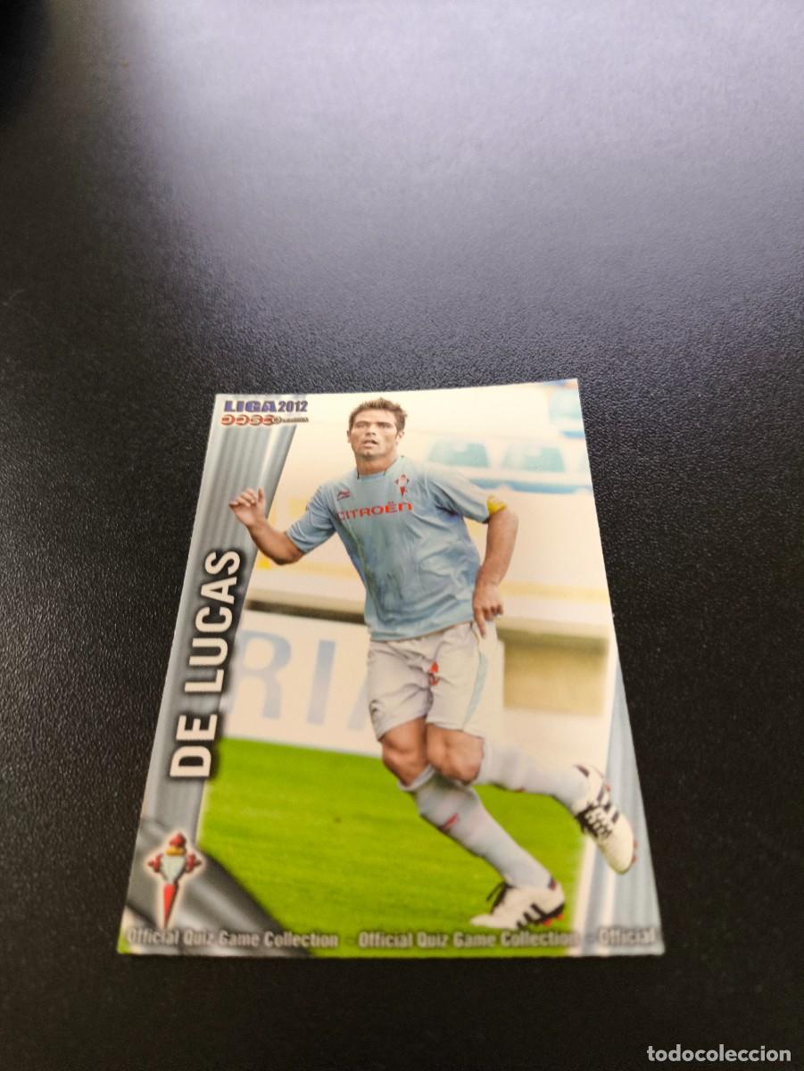 &Aacute;lbum de f&uacute;tbol completo: 831 DE LUCAS CELTA MUNDICROMO LIGA 2011 2012 11 12 PLATINUM NO PANINI ESTE MEGACRACKS