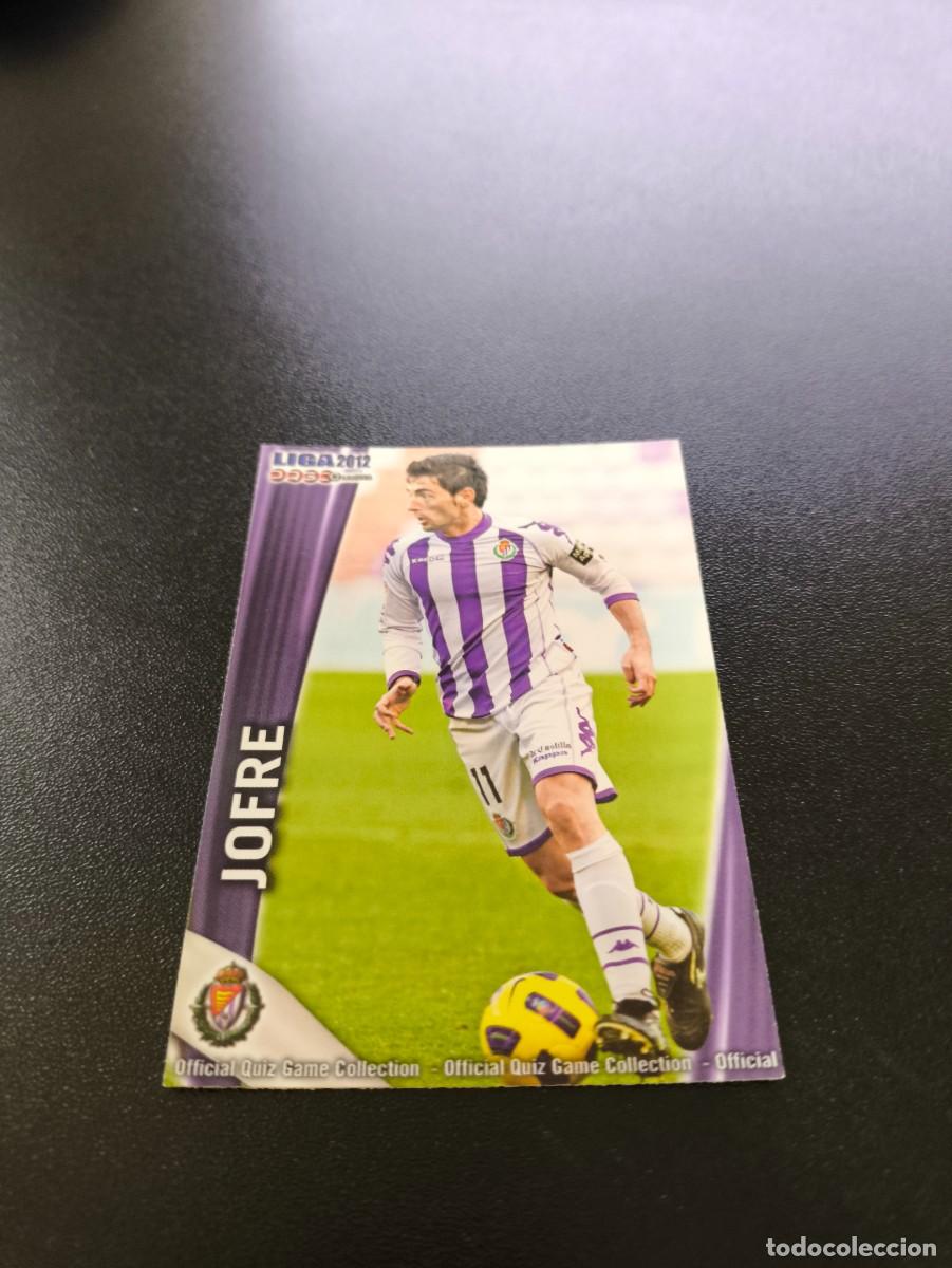 &Aacute;lbum de f&uacute;tbol completo: 851 JOFRE VALLADOLID MUNDICROMO LIGA 2011 2012 11 12 PLATINUM NO PANINI ESTE MEGACRACKS
