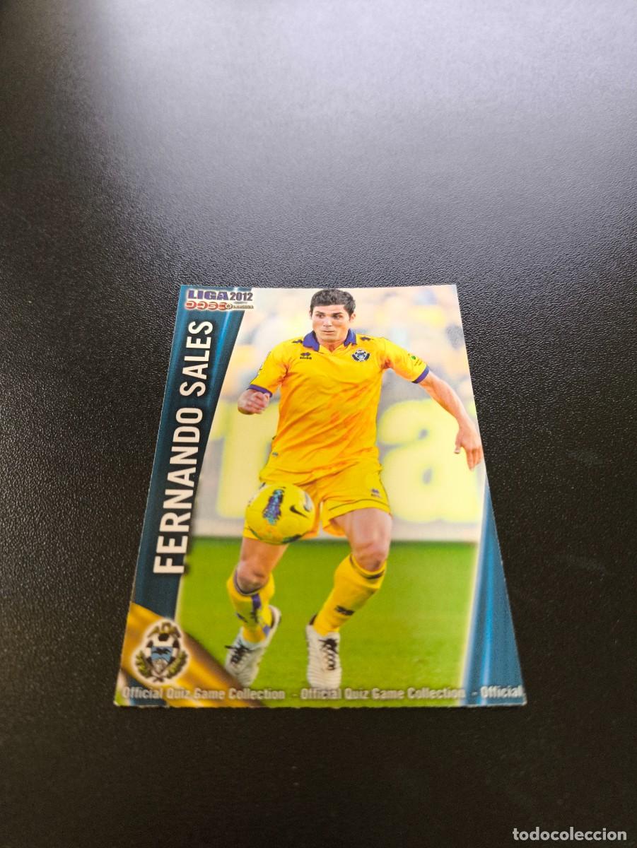 &Aacute;lbum de f&uacute;tbol completo: 893 FERNANDO SALES ALCORCON MUNDICROMO LIGA 2011 2012 11 12 PLATINUM NO PANINI ESTE MEGACRACKS