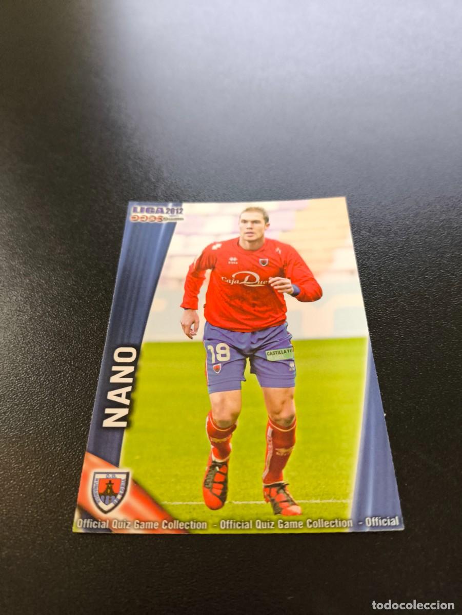 &Aacute;lbum de f&uacute;tbol completo: 912 NANO NUMANCIA MUNDICROMO LIGA 2011 2012 11 12 PLATINUM NO PANINI ESTE MEGACRACKS