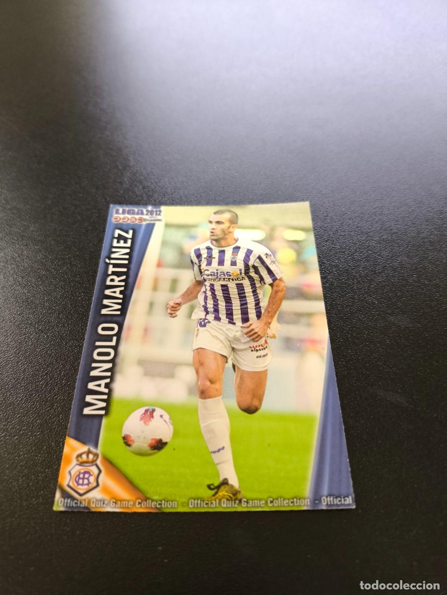 &Aacute;lbum de f&uacute;tbol completo: 947 MANOLO MARTINEZ RECRE HUELVA MUNDICROMO LIGA 2011 2012 11 12 PLATINUM NO PANINI ESTE MEGACRACKS