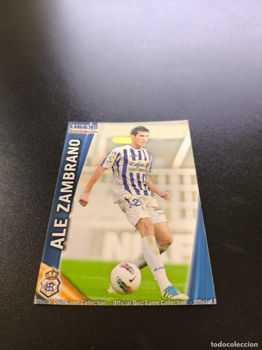 &Aacute;lbum de f&uacute;tbol completo: 949 ALE ZAMBRANO RECRE HUELVA MUNDICROMO LIGA 2011 2012 11 12 PLATINUM NO PANINI ESTE MEGACRACKS