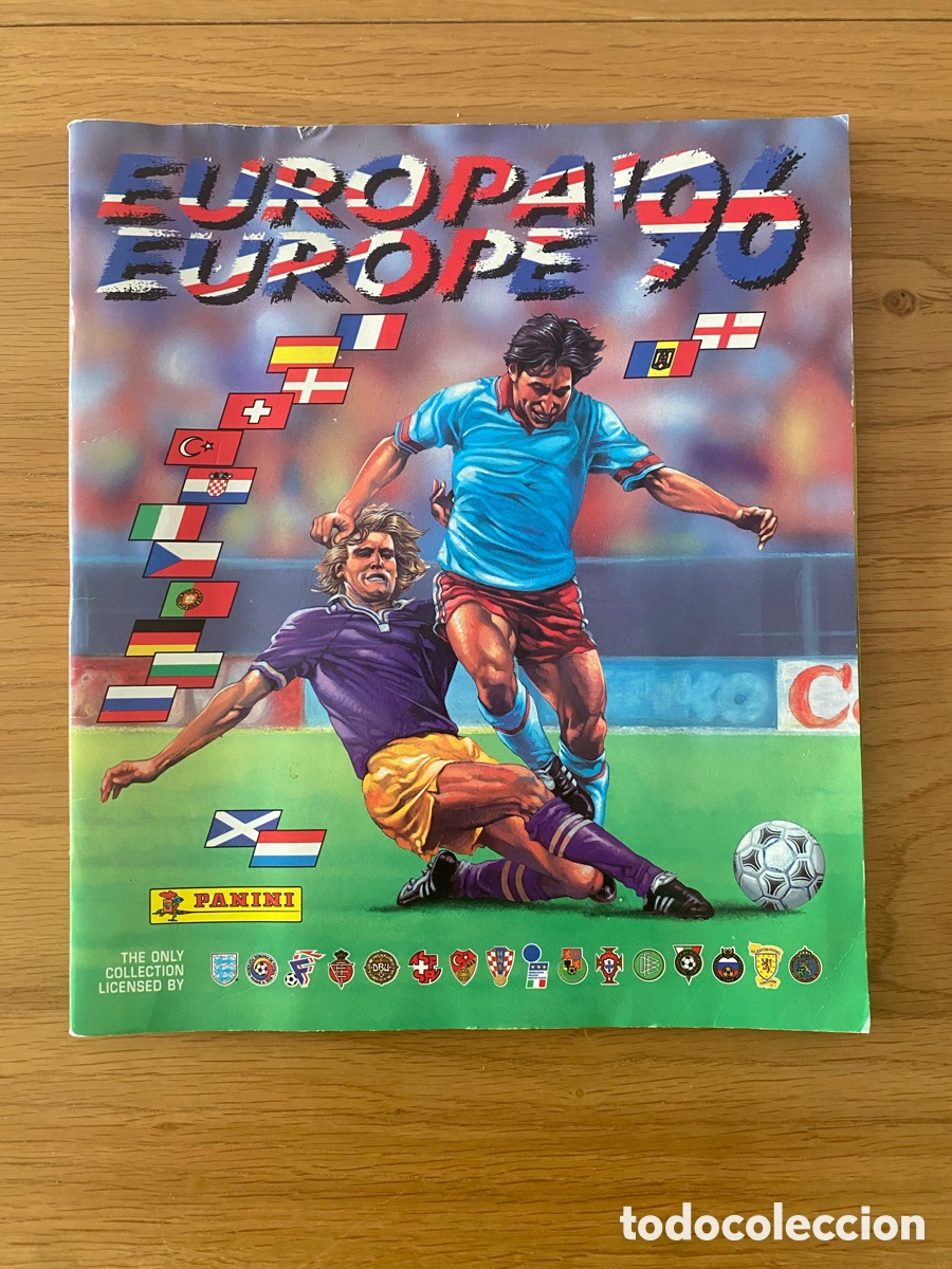 &Aacute;lbum de f&uacute;tbol completo: Album completo panini Euro 96 Inglaterra - Stickers album Eurocup 1996 England
