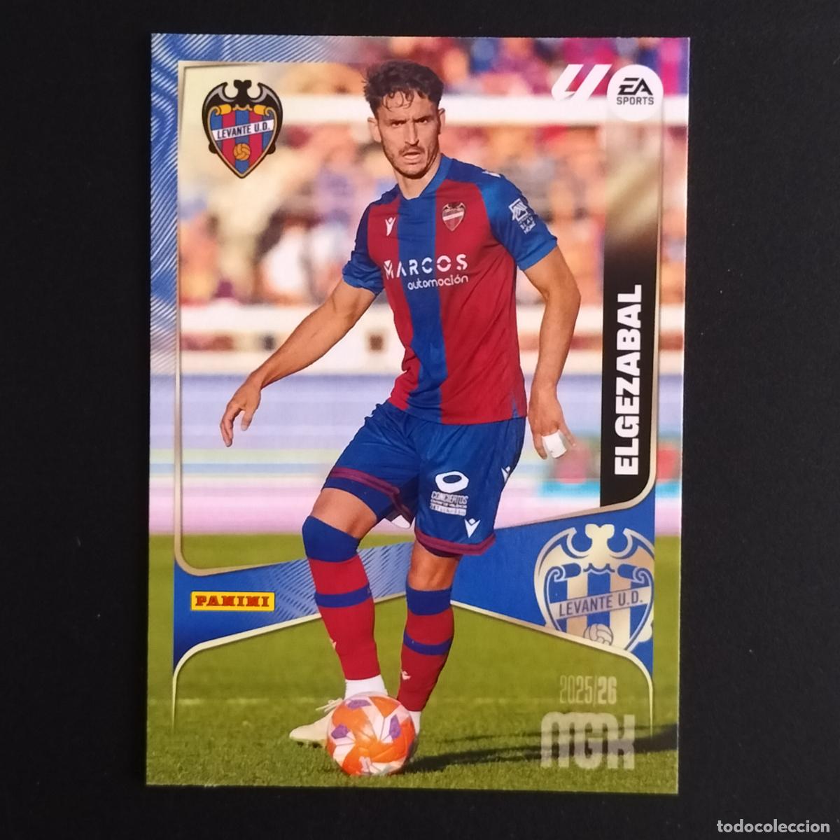 &Aacute;lbum de f&uacute;tbol completo: MGK 205 ELGEZABAL LEVANTE CROMOS ALBUM MEGACRACKS LIGA FUTBOL 2025 2026 25 26