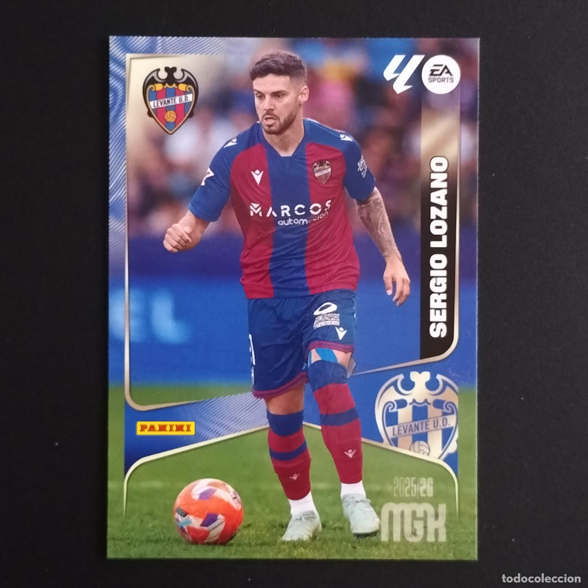 &Aacute;lbum de f&uacute;tbol completo: MGK 209 SERGIO LOZANO LEVANTE CROMOS ALBUM MEGACRACKS LIGA FUTBOL 2025 2026 25 26