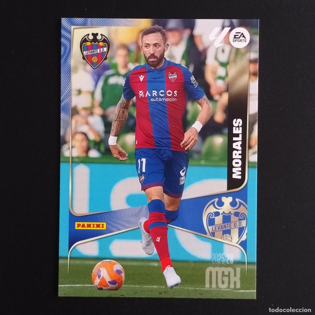 &Aacute;lbum de f&uacute;tbol completo: MGK 216 MORALES LEVANTE CROMOS ALBUM MEGACRACKS LIGA FUTBOL 2025 2026 25 26