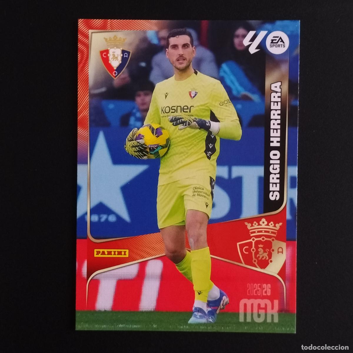 &Aacute;lbum de f&uacute;tbol completo: MGK 254 SERGIO HERRERA OSASUNA CROMOS ALBUM MEGACRACKS LIGA FUTBOL 2025 2026 25 26