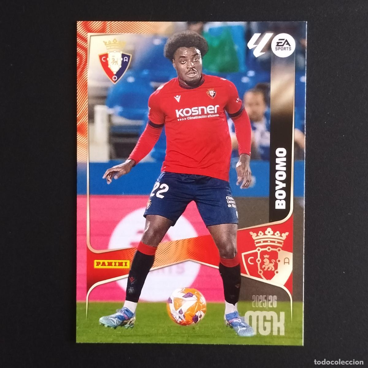 &Aacute;lbum de f&uacute;tbol completo: MGK 258 BOYOMO OSASUNA CROMOS ALBUM MEGACRACKS LIGA FUTBOL 2025 2026 25 26