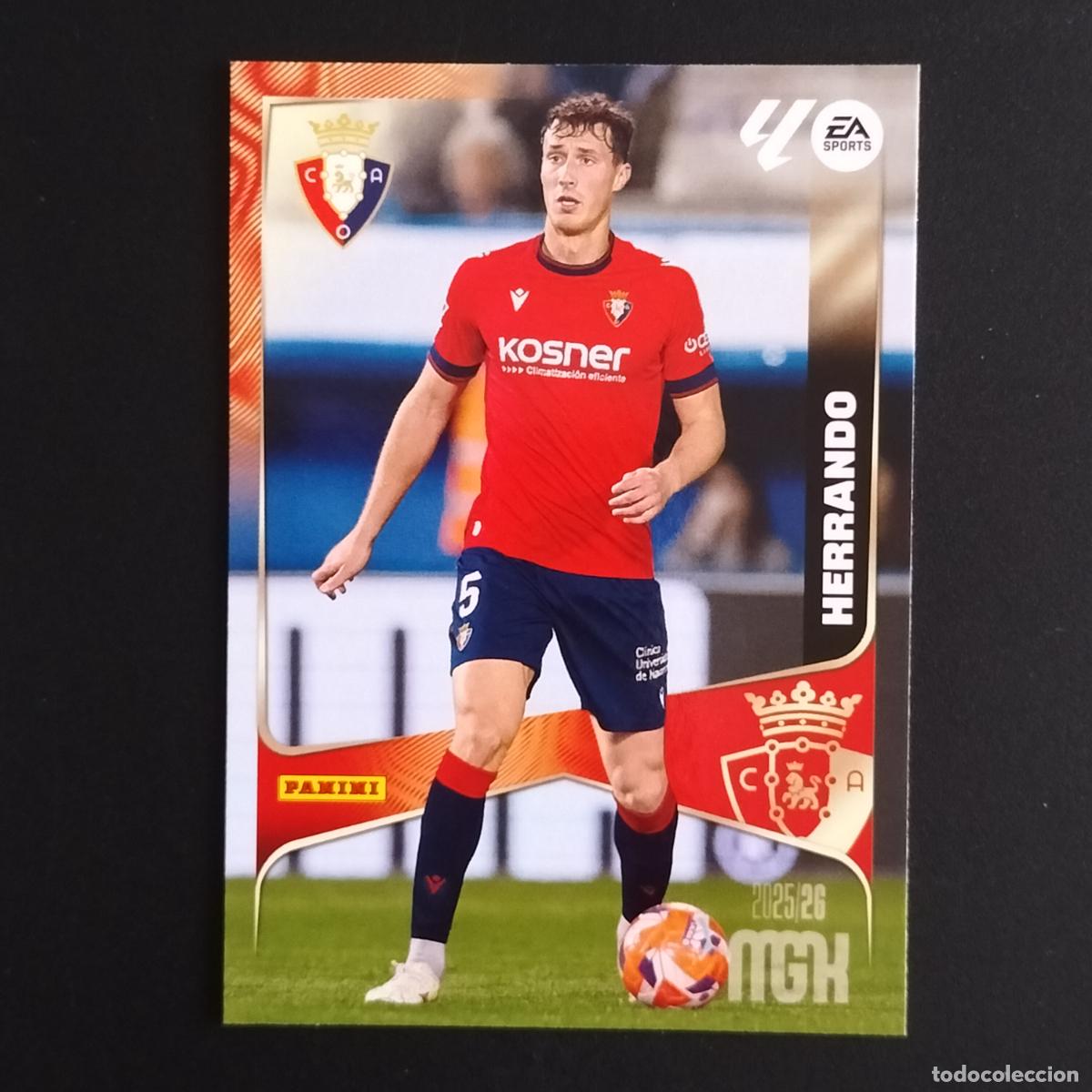 &Aacute;lbum de f&uacute;tbol completo: MGK 259 HERRANDO OSASUNA CROMOS ALBUM MEGACRACKS LIGA FUTBOL 2025 2026 25 26