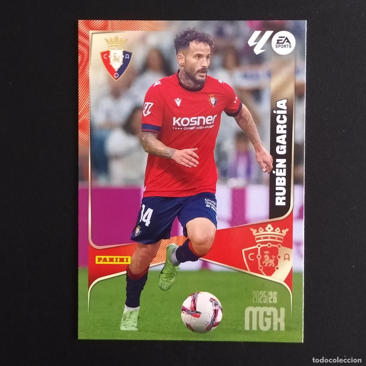 &Aacute;lbum de f&uacute;tbol completo: MGK 265 RUBEN GARCIA OSASUNA CROMOS ALBUM MEGACRACKS LIGA FUTBOL 2025 2026 25 26