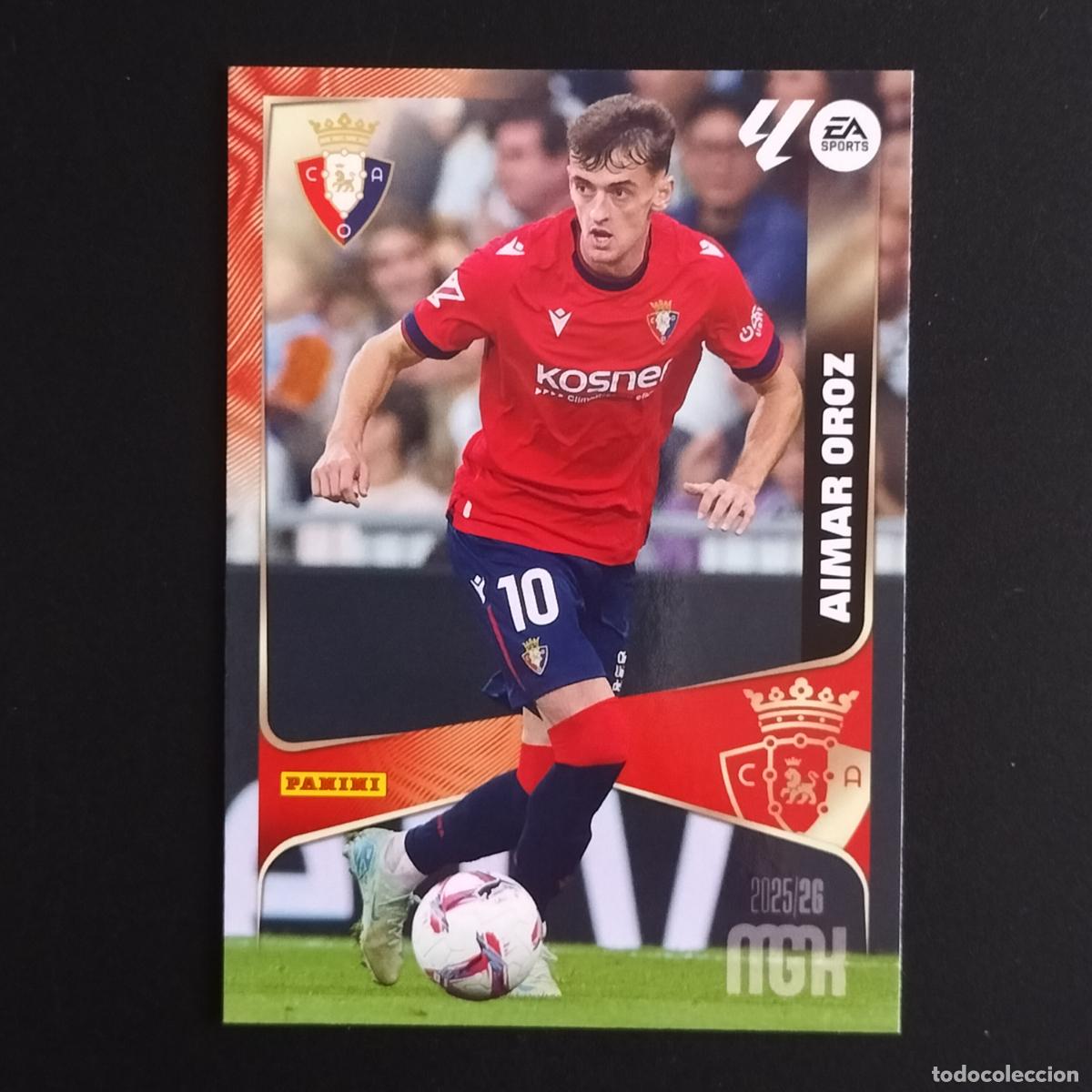 &Aacute;lbum de f&uacute;tbol completo: MGK 267 AIMAR OROZ OSASUNA CROMOS ALBUM MEGACRACKS LIGA FUTBOL 2025 2026 25 26