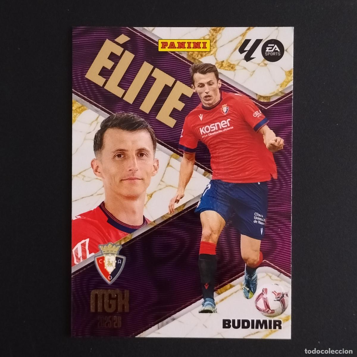 &Aacute;lbum de f&uacute;tbol completo: MGK 2 BUDIMIR ELITE OSASUNA CROMOS ALBUM MEGACRACKS LIGA FUTBOL 2025 2026 25 26