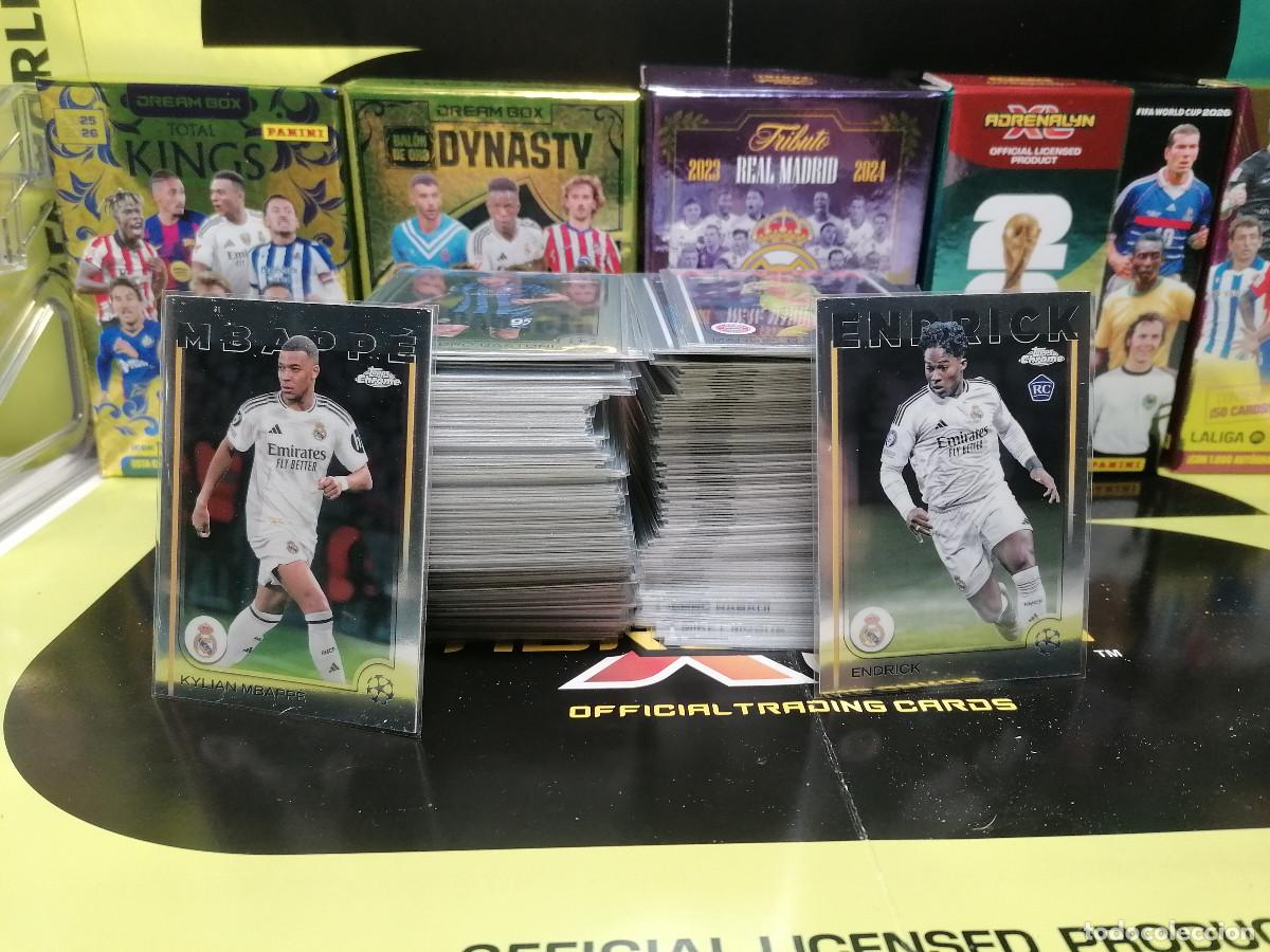 &Aacute;lbum de f&uacute;tbol completo: COLECCION COMPLETA 200 BASE ⚽ TOPPS CHROME UCC 24 25 2024 2025 ⚽