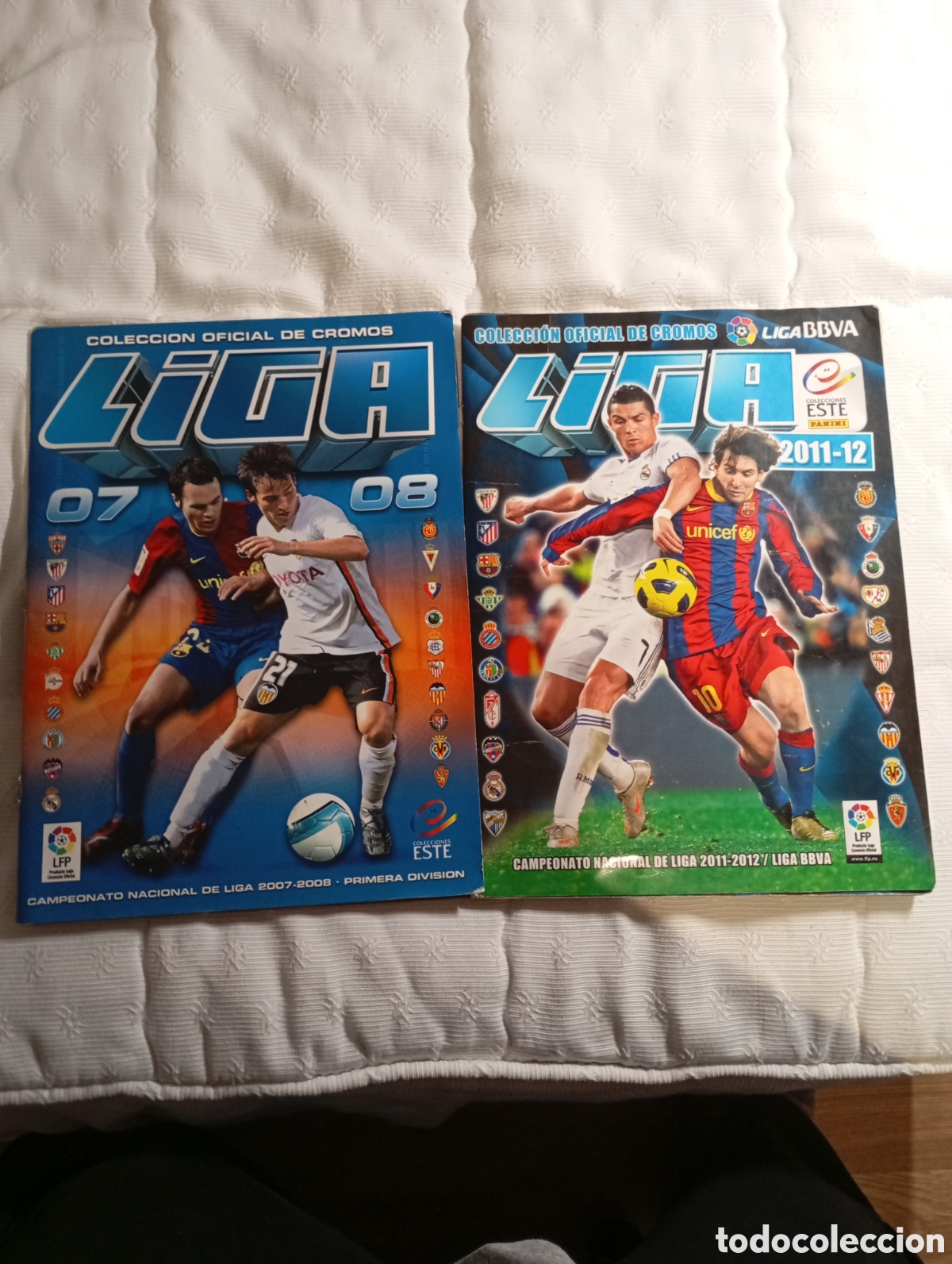 &Aacute;lbum de f&uacute;tbol completo: Albunes liga 07/08. 2011/12 completos