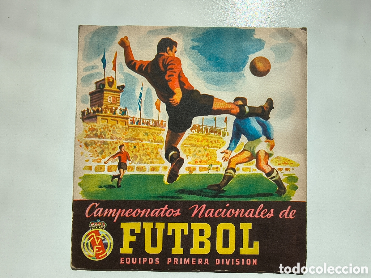 &Aacute;lbum de f&uacute;tbol completo: &Aacute;lbum Real Madrid 1952 Ruiz Romero completo.