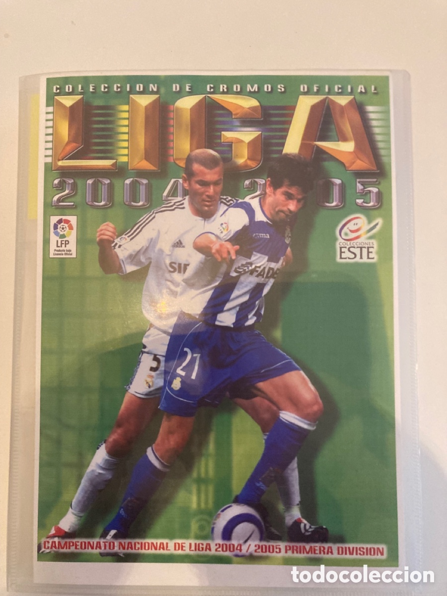 &Aacute;lbum de f&uacute;tbol completo: LOGA ESTE 04 05 2004 2005 COMPLETA SOLO FALTA MESSI.