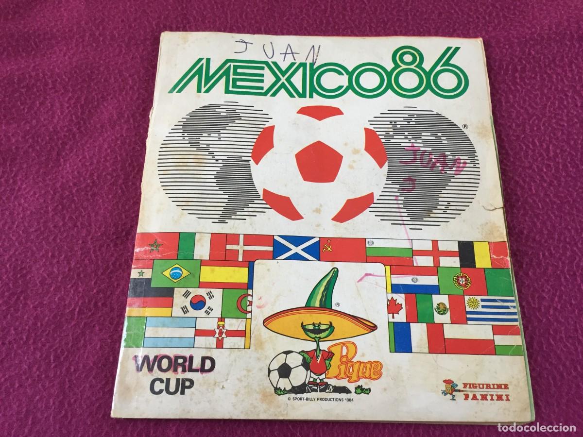 Caderneta de futebol completa: ALBUM F&Uacute;TBOL MUNDIAL 86 PANINI WORLD CUP MEXICO 86 COMPLETO CON MARADONA