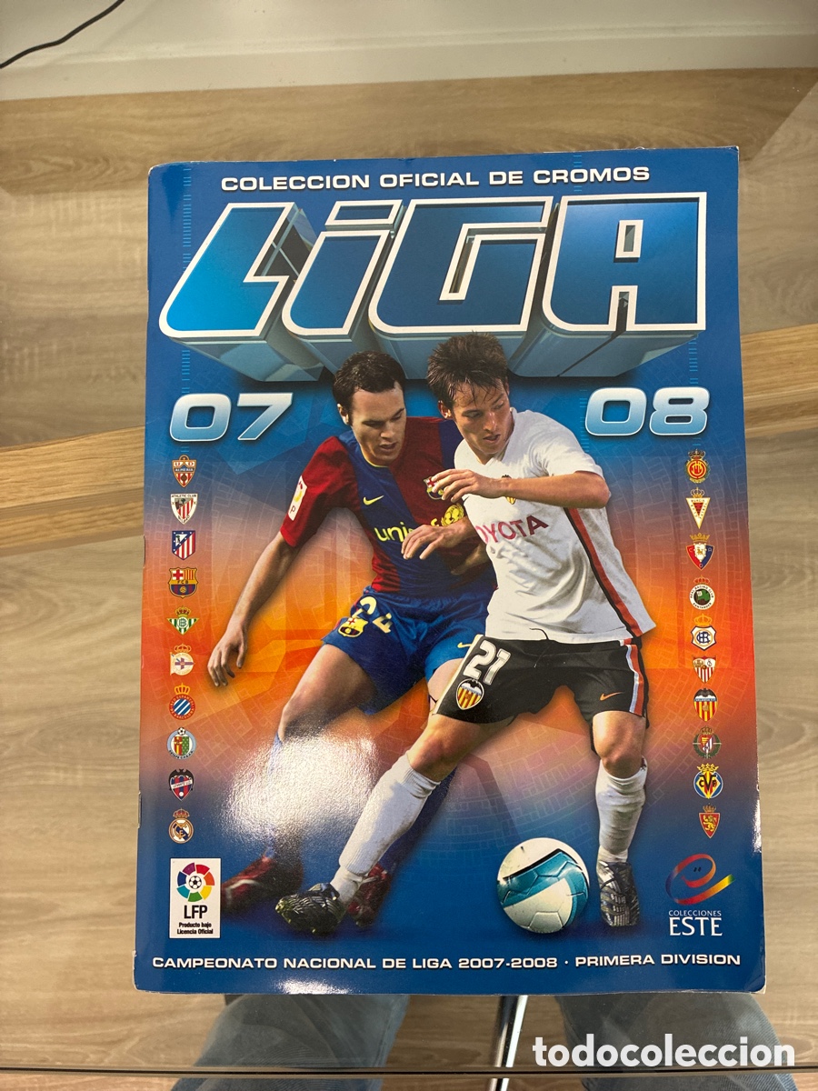 &Aacute;lbum de f&uacute;tbol completo: &Aacute;lbum liga 07-08 completo
